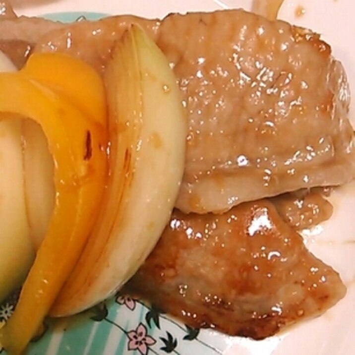 豚ロース肉のマヨポン酢炒め。お弁当用にもなる！